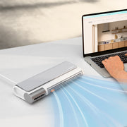 Ciarra 2-in-1 Heater & Fan | Ultra Slim, 3-Speed Wind Mode, Auto Shut-off, Anti-Scald Housing