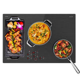 CIARRA 30 Inch Built-in Induction Cooktop with 4 Booster Burners 1 Flex Zone CABIH304BF-S