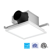 Ciarra Energy Star 2-in-1 Exhaust Fan & Bathroom Light 12W – Low Noise, Powerful, Easy Installation | CAEFL9