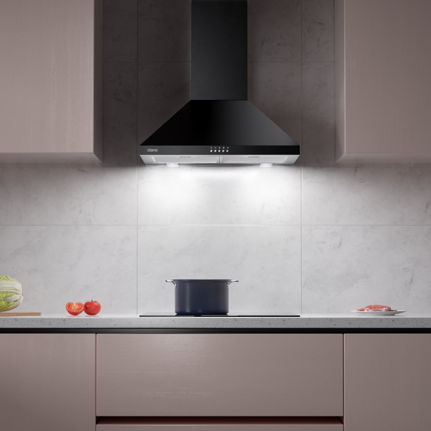 Black Stove Hood