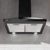 CIARRA 24 Inch Black Wall Mount Range Hood