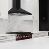 CIARRA 30 Inch Wall Mount Range Hood with 3-speed Extraction CAB75206P-OW