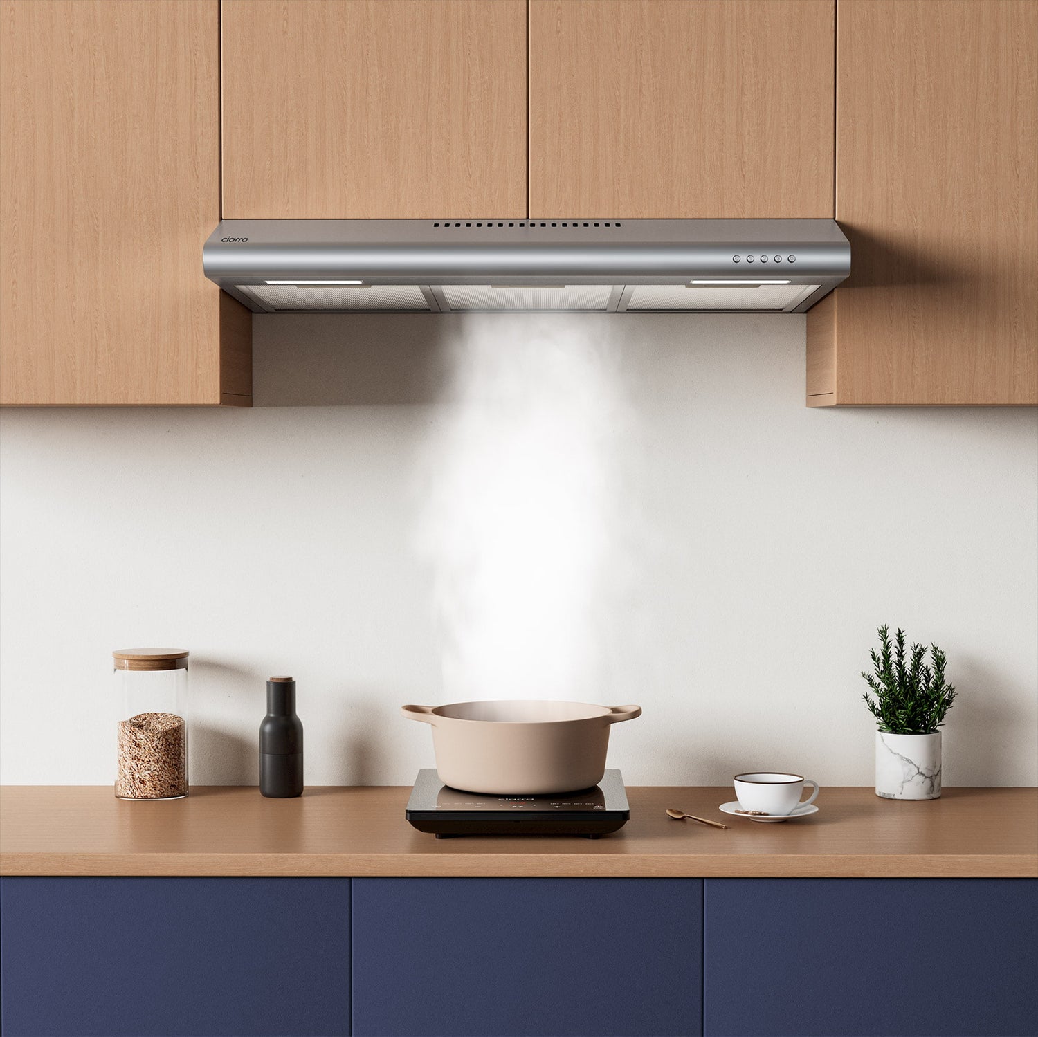 Ciarra | 30 inch under cabinet range hood