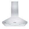 CIARRA 30 Inch Wall Mount Range Hood with 3-speed Extraction CAS75206P-OW