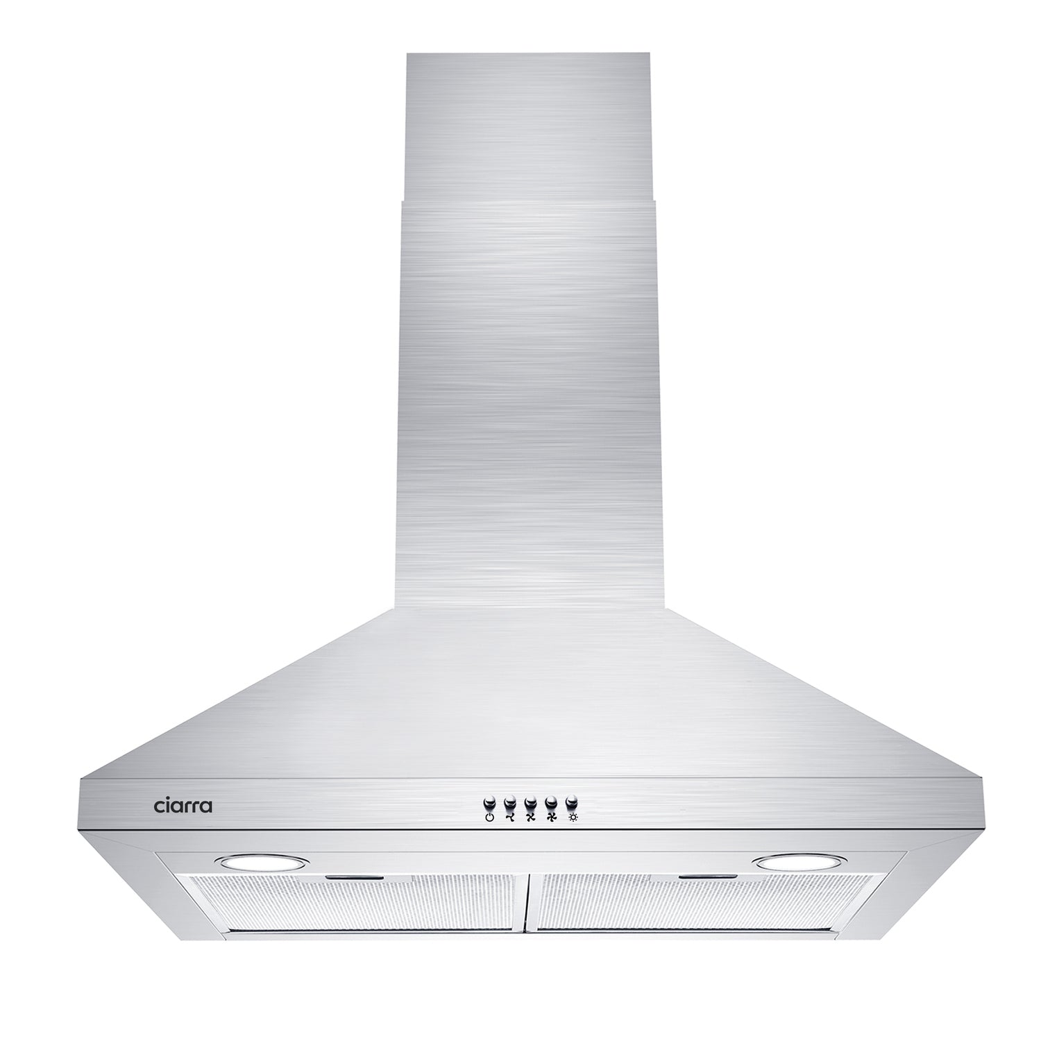 CIARRA 30 Inch Wall Mount Range Hood with 3-speed Extraction CAS75206P-OW