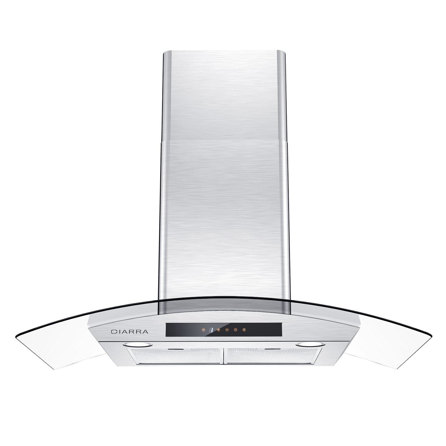 CIARRA 36 Inch Wall Mount Range Hood with 3-speed Extraction CAS90502-OW