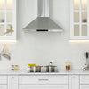 CIARRA 30 Inch Wall Mount Range Hood with 3-speed Extraction CAS75206-OW