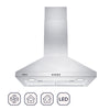 CIARRA 30 Inch Wall Mount Range Hood with 3-speed Extraction CAS75206P-OW