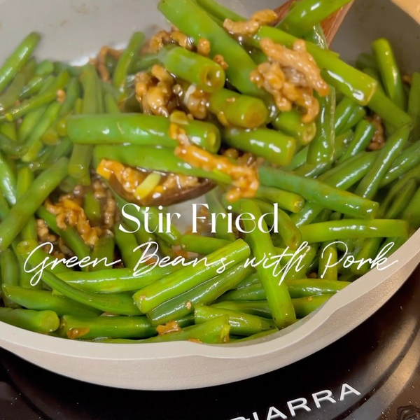 Stir Fried Green Beans with Pork - CIARRA Appliances US