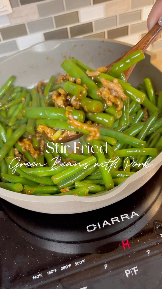 Stir Fried Green Beans with Pork - CIARRA Appliances US