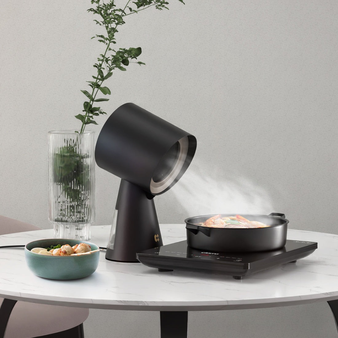 Portable Range Hood with ABS for Kitchen