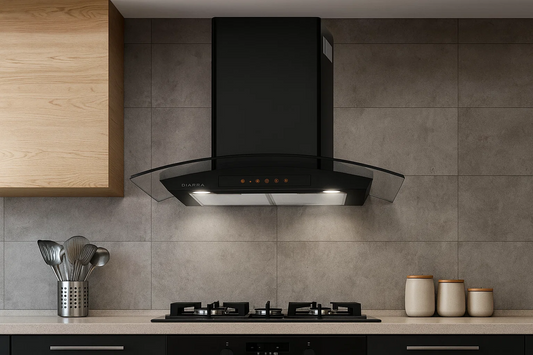 Black Wall Mount Range Hood