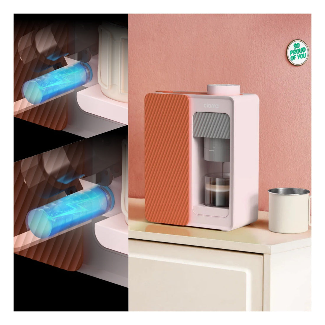 Ciarra BloomBox: Brew Up to 60 Cups on a Single Charge with Long-Lasting Battery