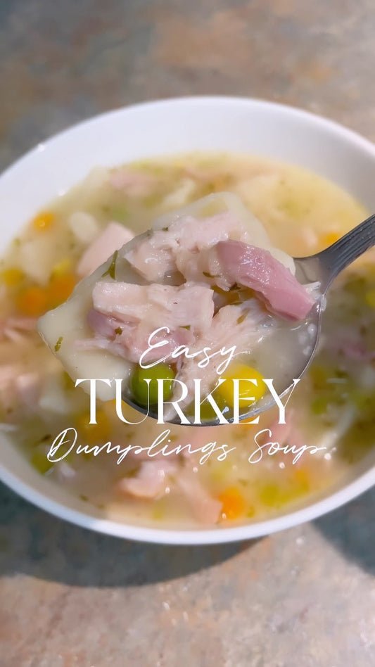 Easy Turkey & Dumplings Soup