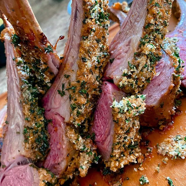 Garlic Herb Crusted Lamb Chops - CIARRA Appliances US