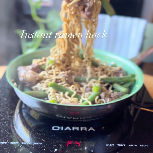 Quick Beef Beans Ramen