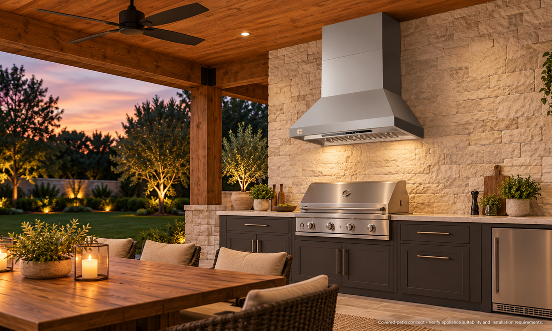 Outdoor Kitchen Range Hood