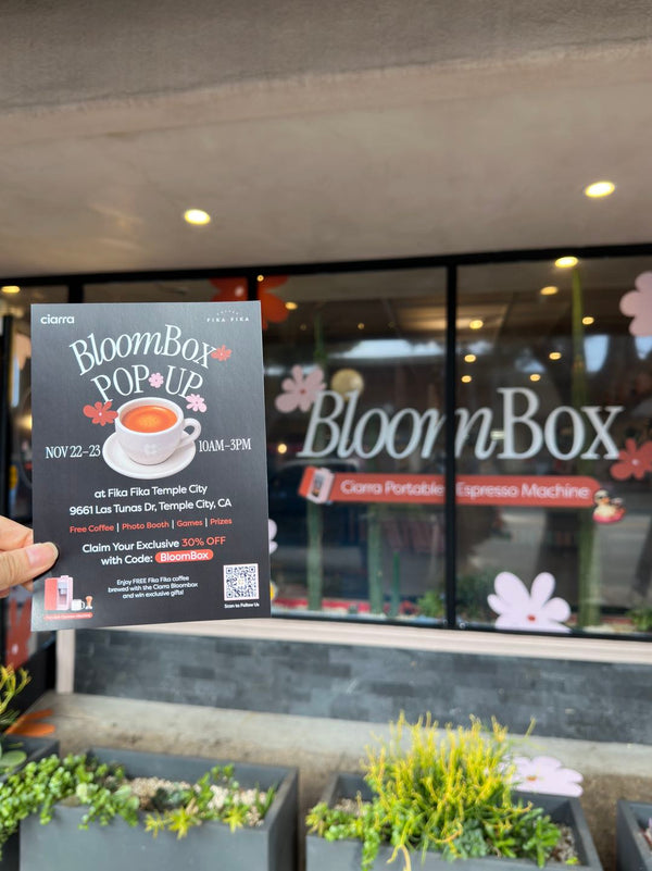 Ciarra BloomBox Pop-Up: Espresso Innovation at Your Fingertips