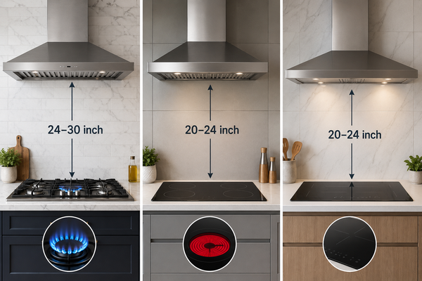 Kitchen Range Hood Height and Installation