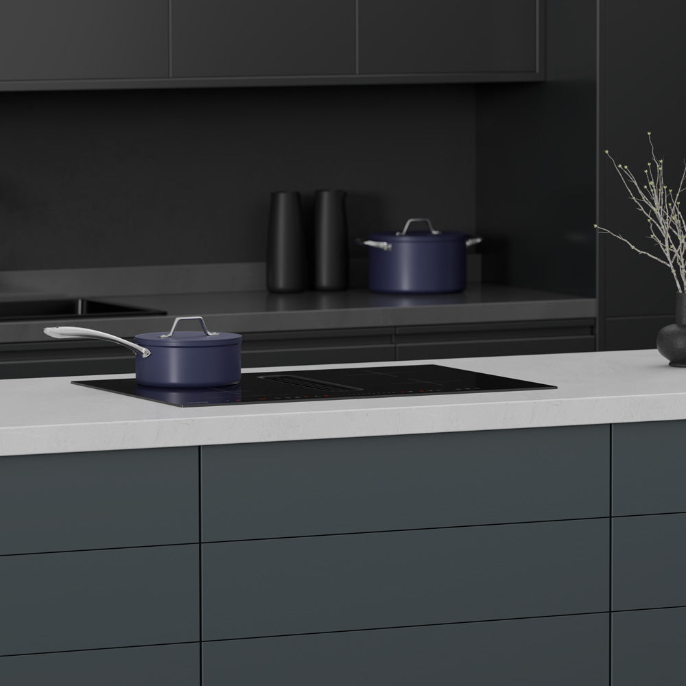 CIARRA ONE 30-Inch Built-In Induction Cooktop with Downdraft & World’s First Built-In Plasma⁺ Filtration | CABEH304BF - CIARRA Appliances US