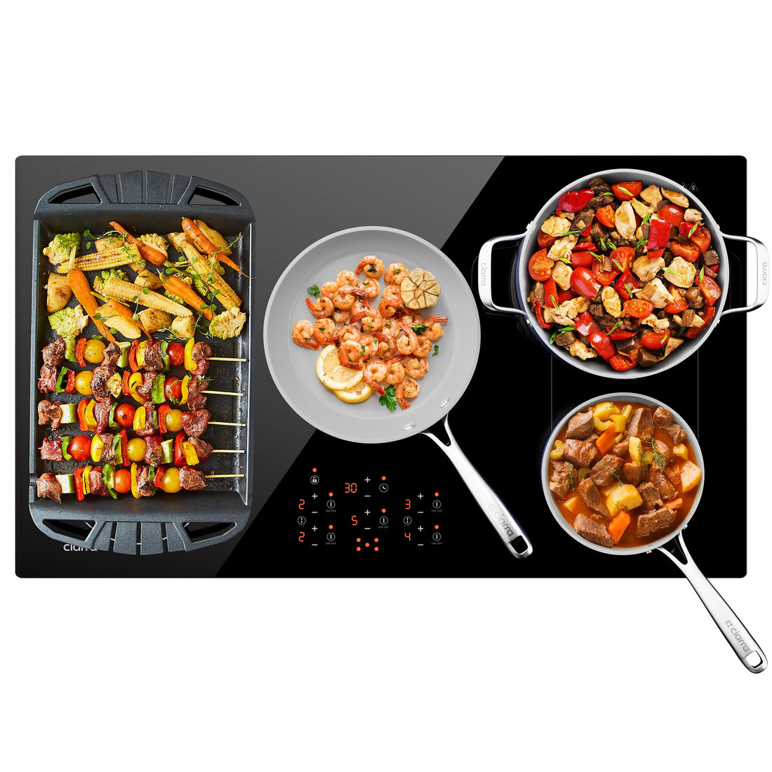 CIARRA 36-Inch 5-Burner Induction Cooktop