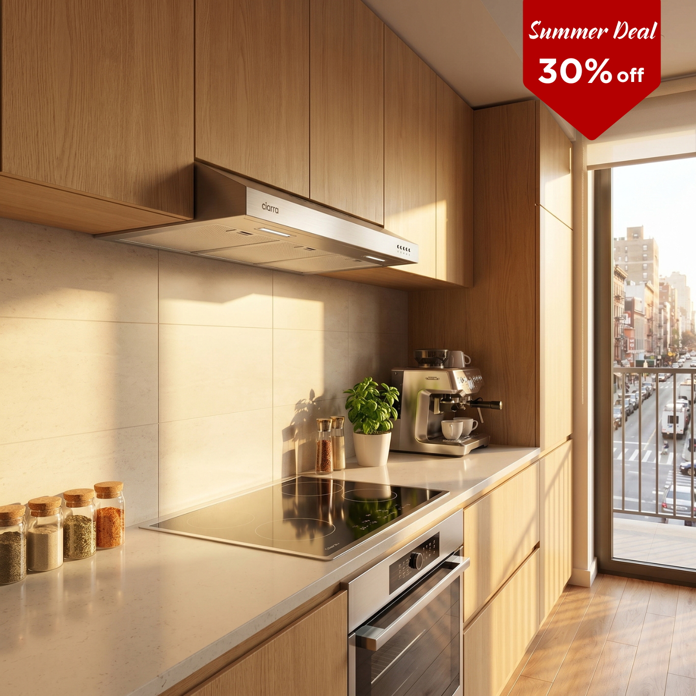 30 Inch Low Profile Under Cabinet Range Hood
