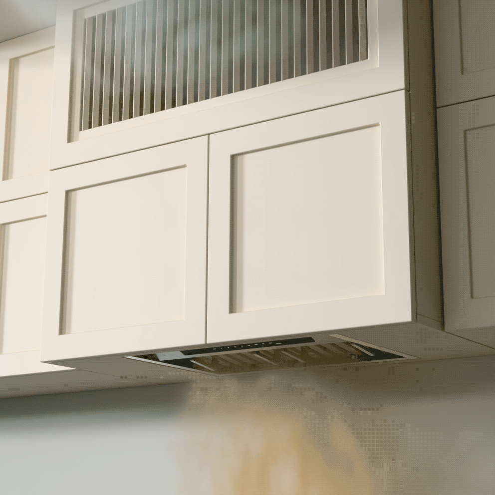 CIARRA Professional Series 34 inch Built-In Range Hood with 4-Speed Levels and Smart Control | CAS34927A-OW