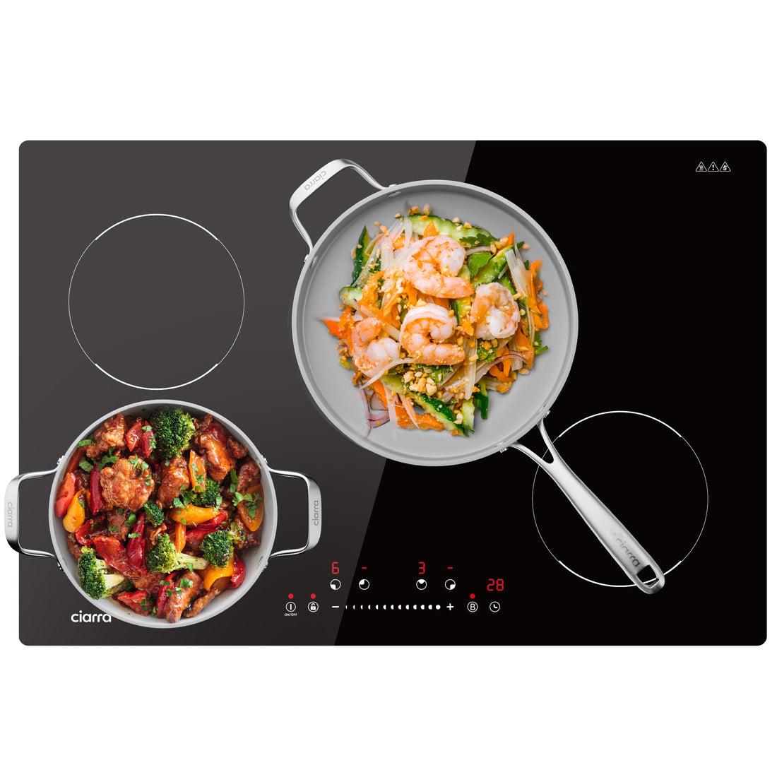 CIARRA 30-Inch 4-Burner Induction Cooktop