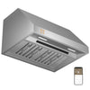 CIARRA Professional Series 304 Stainless Steel 30 inch 950 CFM Under Cabinet Range Hood with 4-Speed Levels and Smart Control | CAS30928A-OW