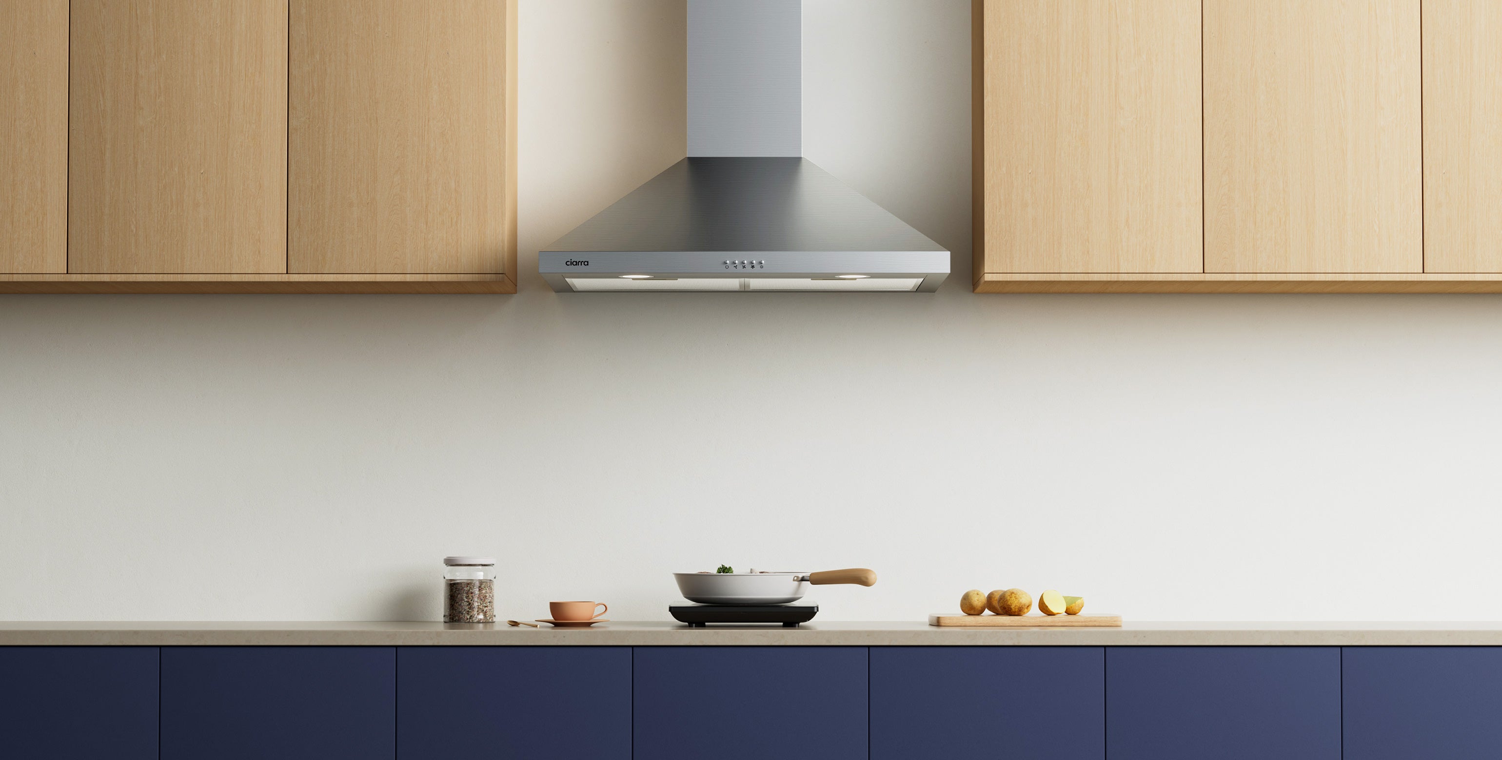 CIARRA 30 Inch Wall Mount Chimney Range Hood CAS75206P-OW – CIARRA