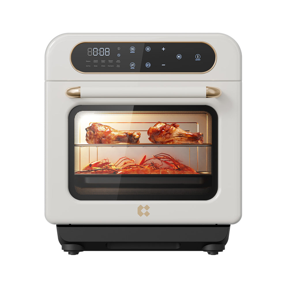 Ciarra Nosh Oven | 8-in-1 Steam Oven with Air Fryer | Ivory Mist
