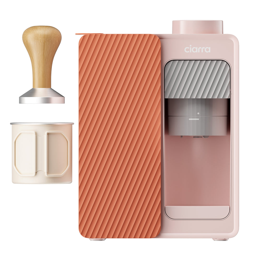 Ciarra BloomBox Portable Espresso Machine 15 Bar Pump, Eco-Friendly Capsule-Free, Home & Outdoor