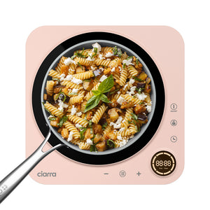 Ciarra Donut Portable Induction Cooktop, 1500W Electric Countertop Burner | Sakura Candy
