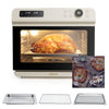 Ciarra Nosh Oven Pro | 12-In-1 Steam Oven With Air Fryer XL 1600 Watt Portable Countertop Oven Toaster Oven 25.4QT CASO24-W