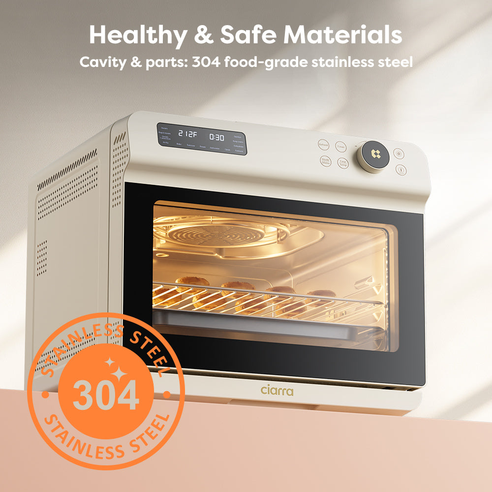 Ciarra Nosh Oven Pro | 12-In-1 Steam Oven With Air Fryer CASO24-W