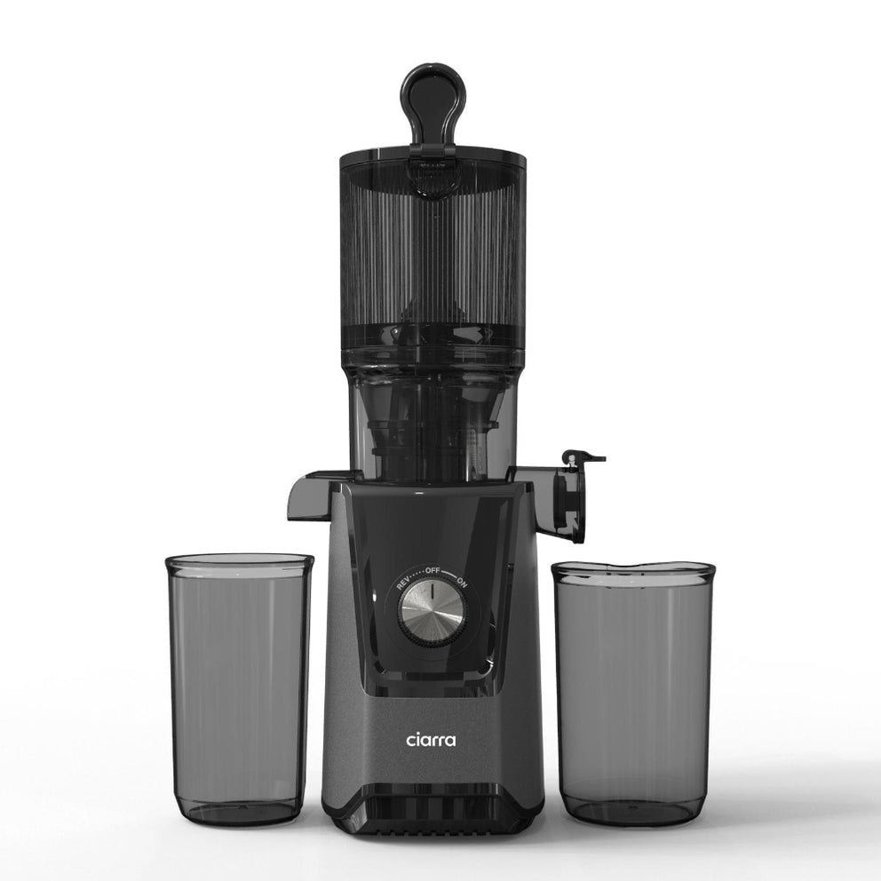 Ciarra Compact Cold Press Juicer 200W | Single Knob Control, Easy Cleanup & High Juice Yield