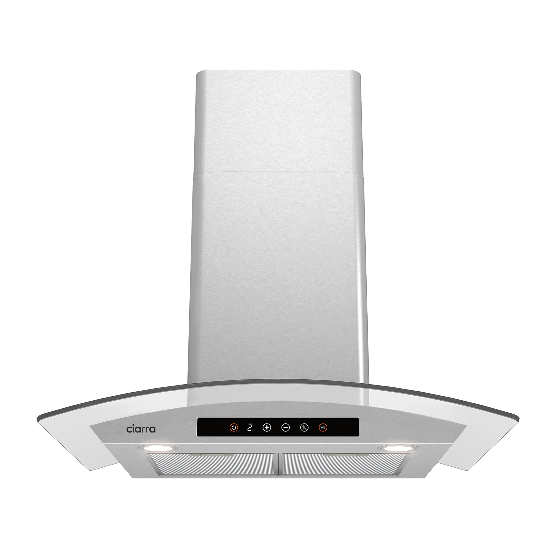 Ciarra 30 450 CFM Convertible Wall Mount Range Hood in Stainless Steel with Wi-Fi CAS75502W