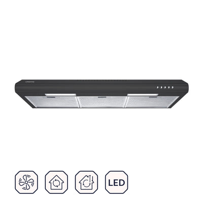 CIARRA 30 Inch Under Cabinet Range Hood CAB75918B-OW