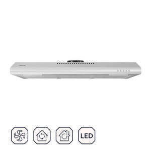 CIARRA 30 Inch Low Profile Vent Hood Under Cabinet Range Hood Ventless CAS75918B-OW