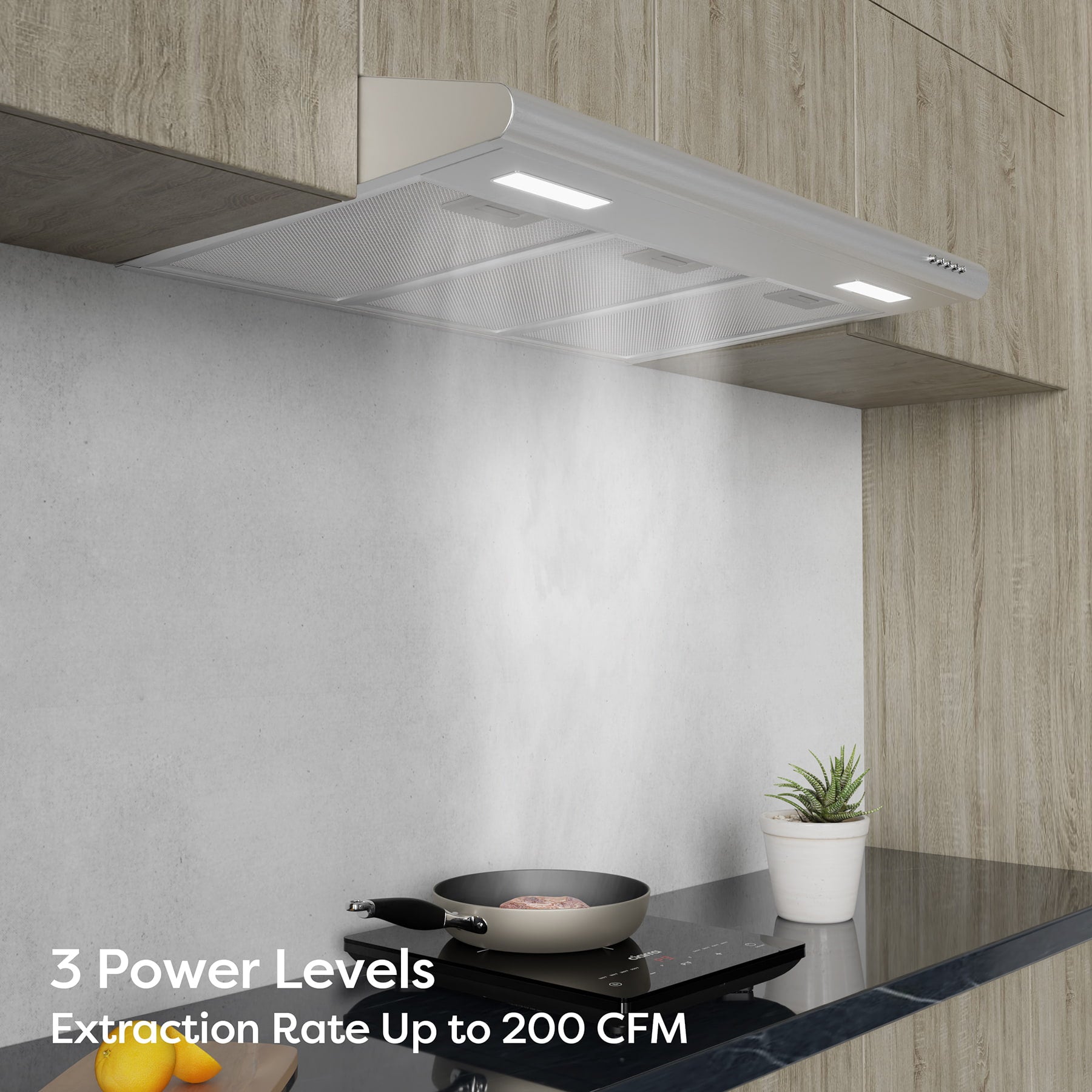 CIARRA 30 in Convertible Range Hood Under Cabinet Stainless Steel with 3  Speed Exhaust Fan CAS918A75 - AliExpress