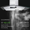 CIARRA 30 inch Wall Mount Range Hood with 3-speed Extraction CAS75502-OW