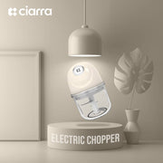 CIARRA Portable Versatile Wireless Electric Mini Food Chopper With USB CAMFPC01-OW
