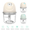 CIARRA Portable Versatile Wireless Electric Mini Food Chopper With USB CAMFPC01-OW