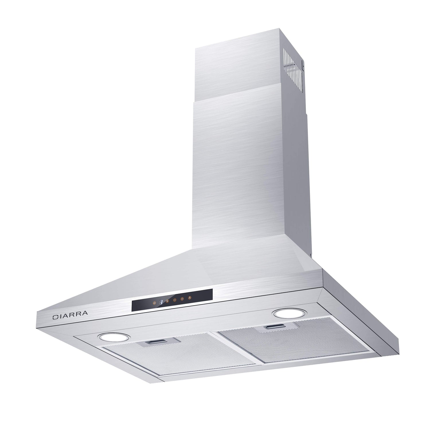 CIARRA 30 Inch Wall Mount Range Hood with 3-speed Extraction CAS75206-OW